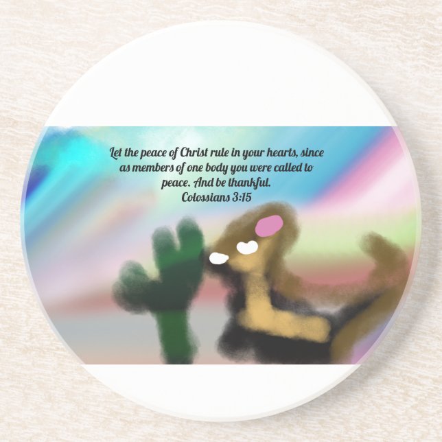 jesus free  coaster (Front)