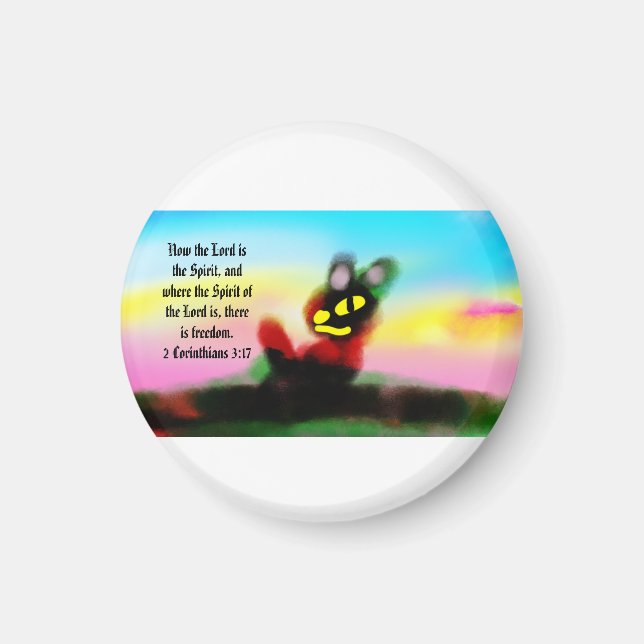 jesus freedom  magnet (Front)