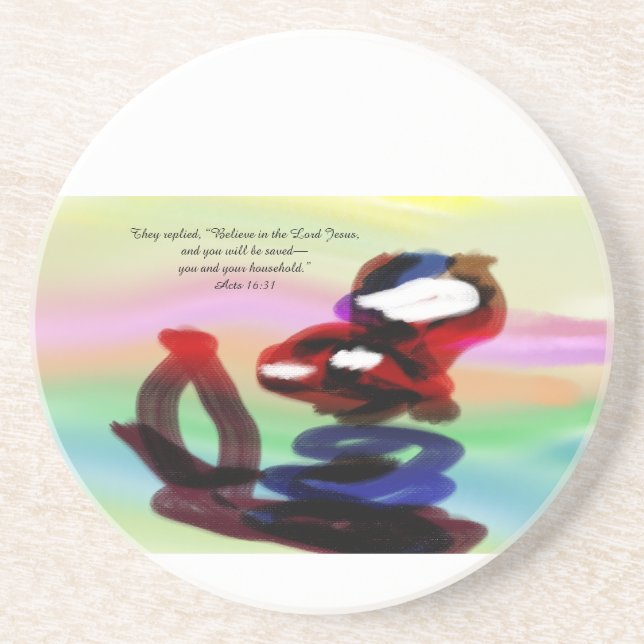 jesus friend coaster (Front)