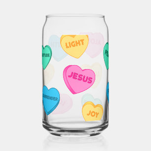 Jesus Full of Love Conversation Hearts Can Glass