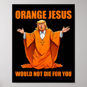 Jesus Funny Trump 2  Poster