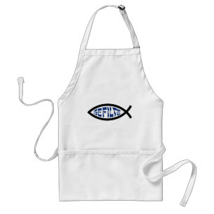 Jesus Gefilte Fish - Jewish Passover Humour Standard Apron