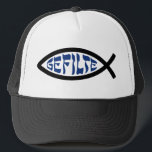 Jesus Gefilte Fish - Jewish Passover Humour Trucker Hat<br><div class="desc">Funny Jewish Humour Gefilte Fish T-Shirts & Gifts For Chanukah,  Passover,  or any Jewish Holiday.</div>