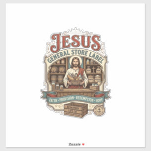 Jesus General Store Label Jesus General Store Chri