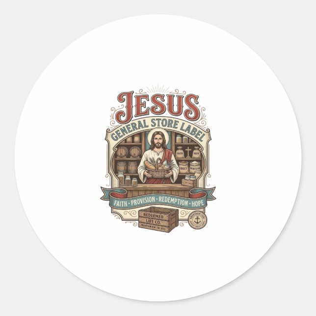 Jesus General Store Label Jesus General Store Chri (Front)