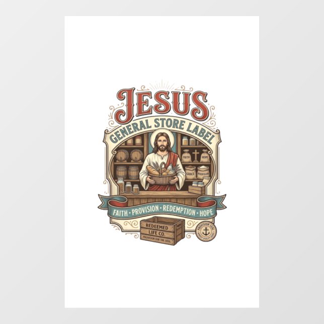Jesus General Store Label Jesus General Store Chri (Sheet)