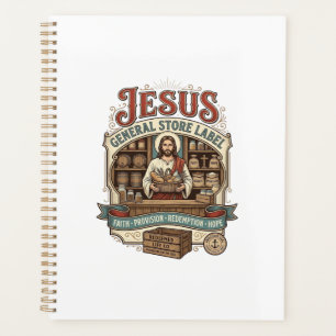 Jesus General Store Label Jesus General Store Chri Planner