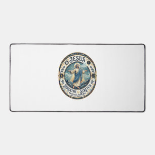 Jesus Gentle Movement Wellness Shirt Faith Based D Desk Mat