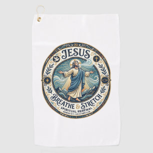 Jesus Gentle Movement Wellness Shirt Faith Based D Golf Towel