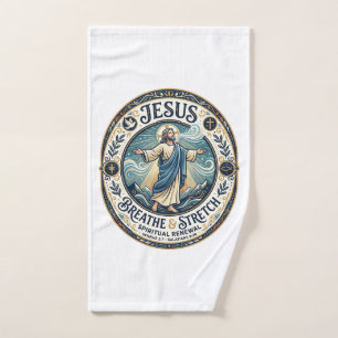 Jesus Gentle Movement Wellness Shirt Faith Based D Hand Towel