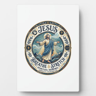 Jesus Gentle Movement Wellness Shirt Faith Based D Plaque