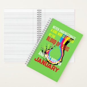 Jesus Girl Birthday Never Underestimate Notebook