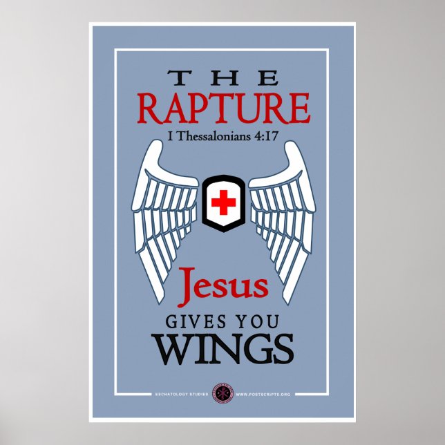 Jesus Gives You Wings Poster (Front)
