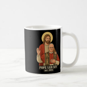 Jesus God Bless Pope Leo Xiv Coffee Mug