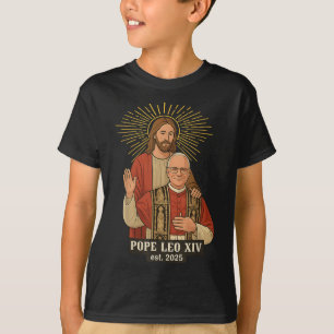 Jesus God Bless Pope Leo Xiv T-Shirt