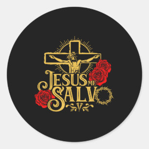 Jesus God Lover Jesus Es El Camino La Verdad Y La  Classic Round Sticker
