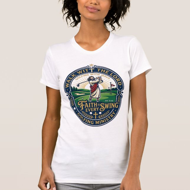 Jesus Golf Shirt Faith Based Design_1 (Front)