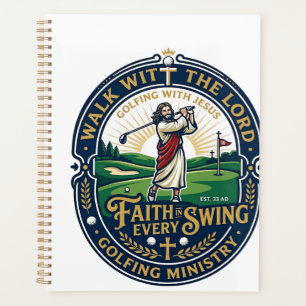 Jesus Golf Shirt Faith Based Design_1 Planner