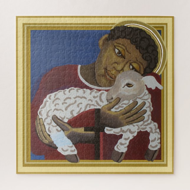 Jesus Good Shepherd Jigsaw Puzzle (Vertical)