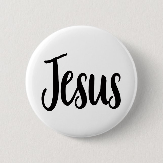 Jesus Gospel Graphics Aesthetic Christian Quotes 6 Cm Round Badge (Front)