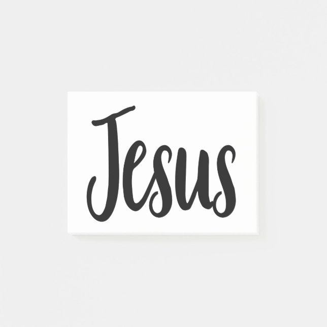 Jesus Gospel Graphics Aesthetic Christian Quotes Post-it Notes (Front)