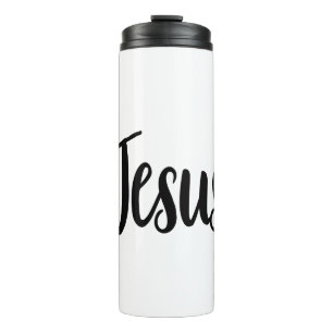 Jesus Gospel Graphics Aesthetic Christian Quotes Thermal Tumbler