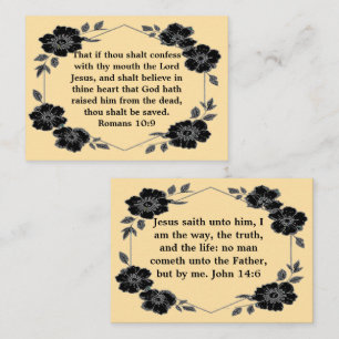 Jesus Gospel Tract Card