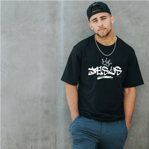 Jesus graffiti crown bible verse christian T-Shirt