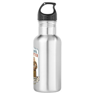 Jesus Grandparents Babysitting Humour Shirt Faith  532 Ml Water Bottle