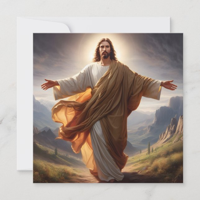 Jesus Greeting Card (Front)