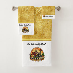 Jesus Guides Us Towards Eternal Hope Bath Towel Set