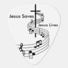 Jesus guitar pick