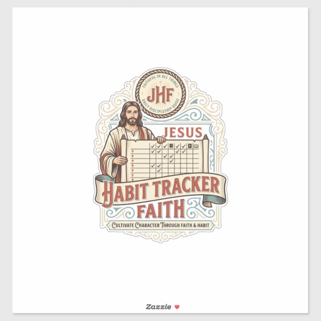 Jesus Habit Tracker Faith Jesus Habit Tracker Chri (Sheet)