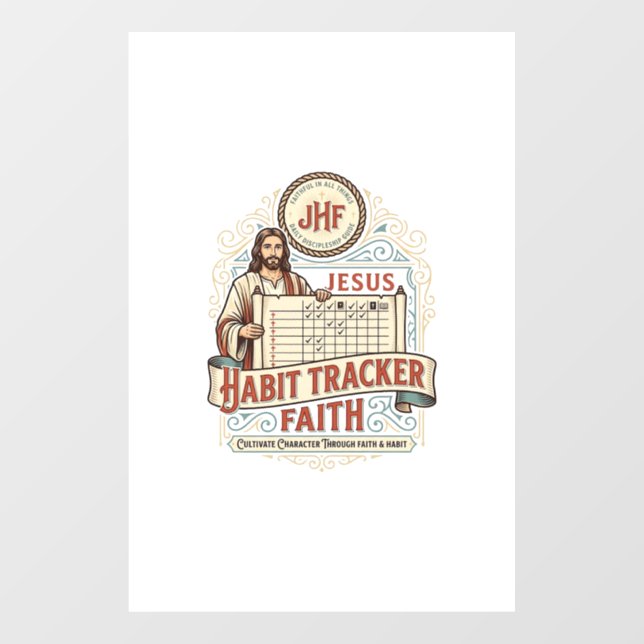 Jesus Habit Tracker Faith Jesus Habit Tracker Chri (Sheet)