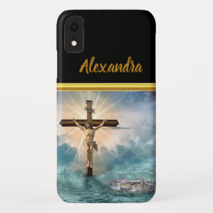 Jesus hanging from a christian crucifixion cross. Case-Mate iPhone case