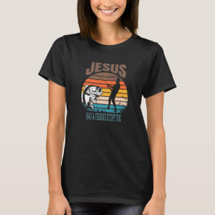 Jesus Has A Fish Story Too Christian Faith Fishin T-Shirt