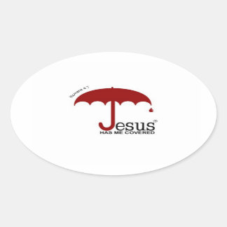 Jesus Has Me Covered Bumper Sticker