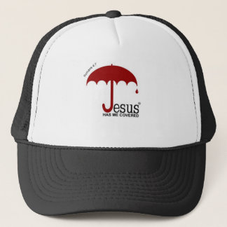 Jesus Has Me Covered Trucker Hat