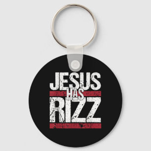 Jesus Has Rizz Simple Christian Faith Believer God Key Ring
