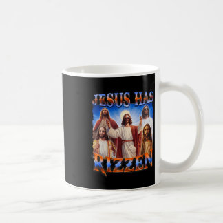 Jesus Has Rizzen Christian Men Women Bible Faith  Coffee Mug