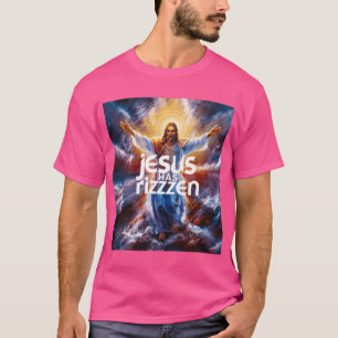 Jesus Has Rizzen . Funny  Christian Meme T-Shirt