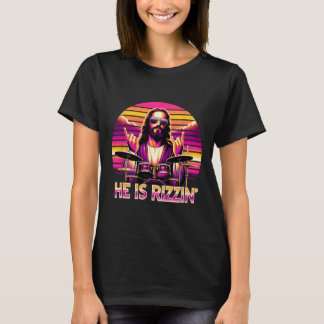 Jesus Has Rizzen He Is Rizzin' Funny Christian Nd T-Shirt