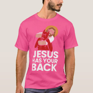 Jesus Has Your Back Christian Jiu-Jitsu Jew Jitsu T-Shirt