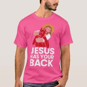 Jesus Has Your Back Christian Jiu-Jitsu Jew Jitsu  T-Shirt