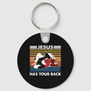 Jesus Has Your Ck Karate Key Ring