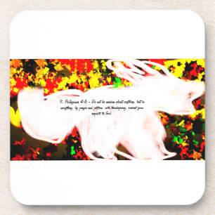 Jesus have worry and anxious beat down coaster