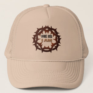 JESUS: HE IS I AM TRUCKER HAT