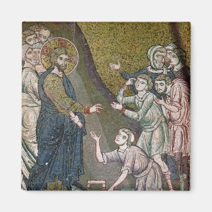 Jesus Healing the Crippled and the Blind Magnet