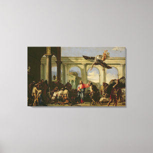 Jesus Healing the Paralytic at the Pool Canvas Print