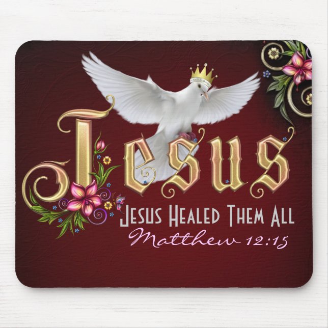 Jesus Heals #2  Mousepad (Front)